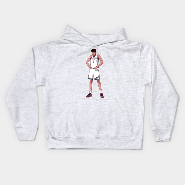 CHET HOLMGREN Kids Hoodie by origin illustrations